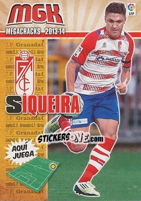 Figurina Siqueira - Liga BBVA 2013-2014. Megacracks - Panini