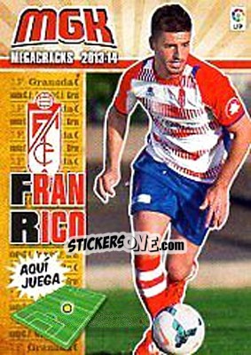 Sticker Fran Rico - Liga BBVA 2013-2014. Megacracks - Panini
