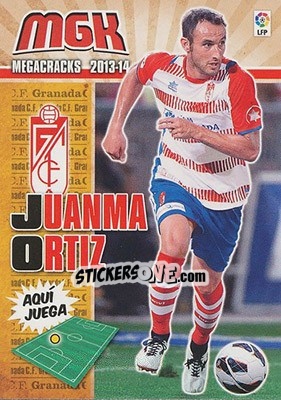 Sticker Juanma Ortiz - Liga BBVA 2013-2014. Megacracks - Panini