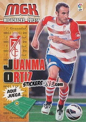 Sticker Juanma Ortiz - Liga BBVA 2013-2014. Megacracks n. 174 - Panini