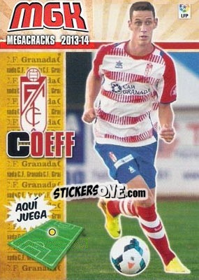 Sticker Coeff - Liga BBVA 2013-2014. Megacracks n. 174bis - Panini