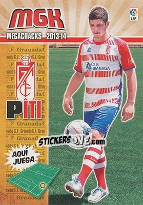 Sticker Piti - Liga BBVA 2013-2014. Megacracks - Panini