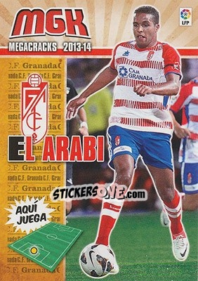 Sticker El Arabi - Liga BBVA 2013-2014. Megacracks n. 178 - Panini