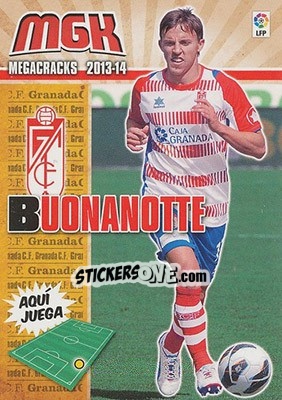 Cromo Buonanotte - Liga BBVA 2013-2014. Megacracks - Panini