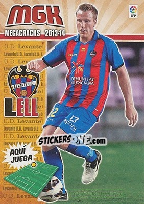 Sticker Lell - Liga BBVA 2013-2014. Megacracks n. 183 - Panini