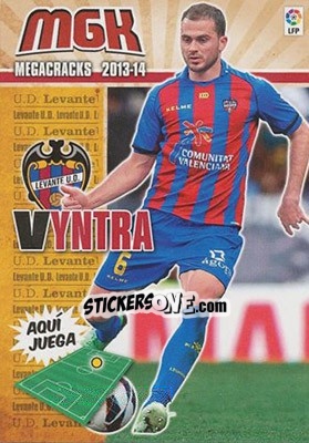 Sticker Vyntra - Liga BBVA 2013-2014. Megacracks n. 185 - Panini