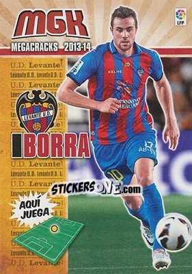 Figurina Iborra - Liga BBVA 2013-2014. Megacracks - Panini
