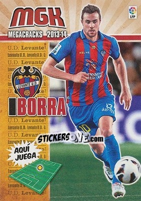 Sticker Iborra - Liga BBVA 2013-2014. Megacracks - Panini