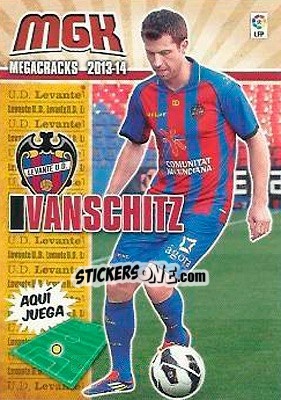 Sticker Ivanschitz - Liga BBVA 2013-2014. Megacracks n. 193 - Panini