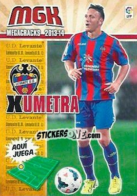 Cromo Xumetra - Liga BBVA 2013-2014. Megacracks - Panini