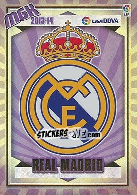 Cromo Escudo - Liga BBVA 2013-2014. Megacracks - Panini