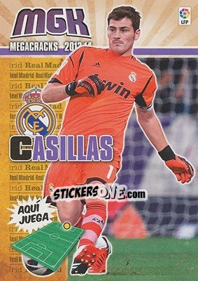 Sticker Casillas - Liga BBVA 2013-2014. Megacracks n. 200 - Panini