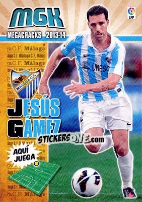 Sticker Jesús Gámez - Liga BBVA 2013-2014. Megacracks - Panini