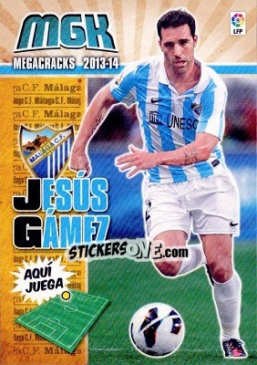 Sticker Jesús Gámez - Liga BBVA 2013-2014. Megacracks n. 220 - Panini