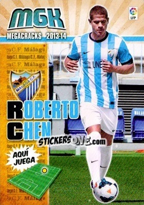 Cromo Roberto Chen - Liga BBVA 2013-2014. Megacracks - Panini