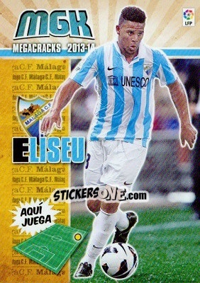 Sticker Eliseu - Liga BBVA 2013-2014. Megacracks n. 224 - Panini