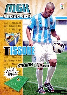 Sticker Tissone - Liga BBVA 2013-2014. Megacracks n. 226 - Panini