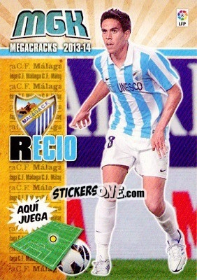 Sticker Recio - Liga BBVA 2013-2014. Megacracks n. 228 - Panini