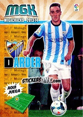 Figurina Darder - Liga BBVA 2013-2014. Megacracks - Panini