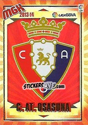 Sticker Escudo - Liga BBVA 2013-2014. Megacracks - Panini