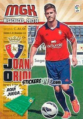 Sticker Joan Oriol - Liga BBVA 2013-2014. Megacracks n. 241 - Panini