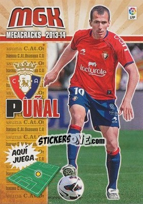 Figurina Puñal - Liga BBVA 2013-2014. Megacracks - Panini