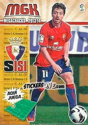 Sticker Sisi - Liga BBVA 2013-2014. Megacracks - Panini
