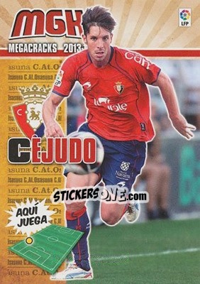 Figurina Cejudo - Liga BBVA 2013-2014. Megacracks - Panini