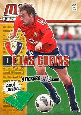 Sticker De las Cuevas - Liga BBVA 2013-2014. Megacracks - Panini