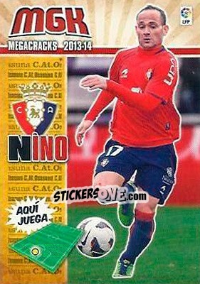 Sticker Nino - Liga BBVA 2013-2014. Megacracks n. 251 - Panini