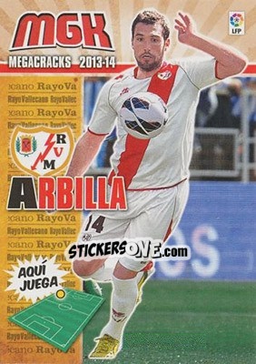 Cromo Arbilla - Liga BBVA 2013-2014. Megacracks - Panini