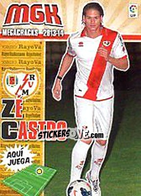 Sticker Ze Castro - Liga BBVA 2013-2014. Megacracks - Panini