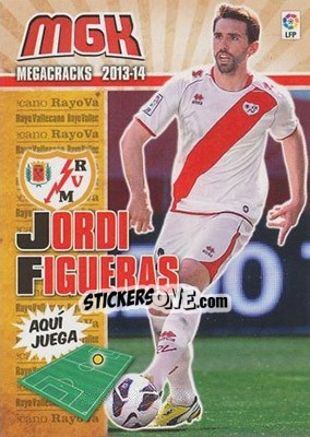 Cromo Jordi Figueras - Liga BBVA 2013-2014. Megacracks - Panini