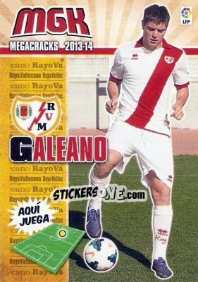 Figurina Galeano - Liga BBVA 2013-2014. Megacracks - Panini