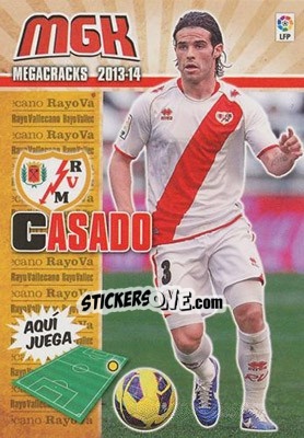 Cromo Casado - Liga BBVA 2013-2014. Megacracks - Panini