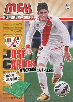 Sticker José Carlos - Liga BBVA 2013-2014. Megacracks n. 264 - Panini