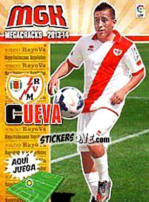 Cromo Cueva - Liga BBVA 2013-2014. Megacracks - Panini