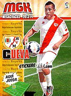 Sticker Cueva - Liga BBVA 2013-2014. Megacracks n. 264bis - Panini