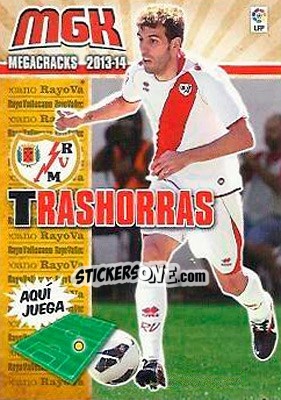 Cromo Trashorras - Liga BBVA 2013-2014. Megacracks - Panini