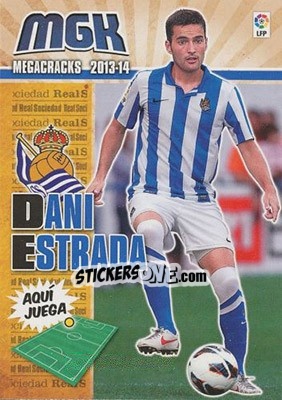 Sticker Dani Estrada - Liga BBVA 2013-2014. Megacracks n. 274 - Panini