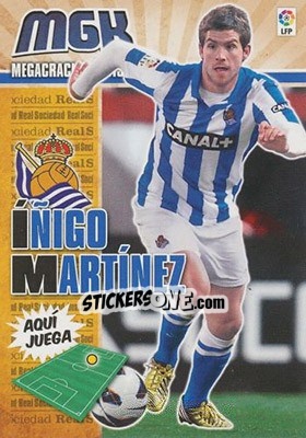 Sticker Íñigo Martínez - Liga BBVA 2013-2014. Megacracks - Panini