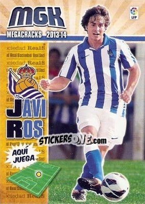 Sticker Javi Ros - Liga BBVA 2013-2014. Megacracks - Panini