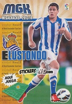Sticker Elustondo - Liga BBVA 2013-2014. Megacracks - Panini