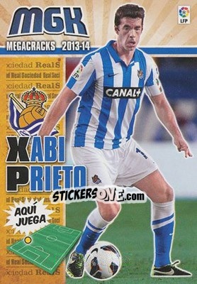 Cromo Xabi Prieto - Liga BBVA 2013-2014. Megacracks n. 283 - Panini