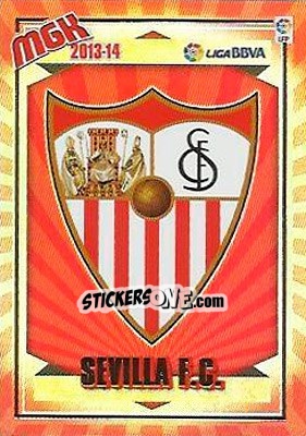 Sticker Escudo - Liga BBVA 2013-2014. Megacracks - Panini