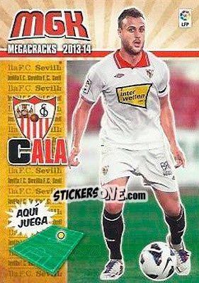 Sticker Cala - Liga BBVA 2013-2014. Megacracks n. 293 - Panini