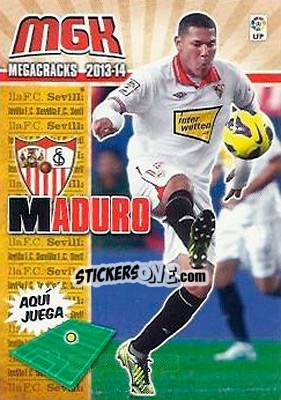 Sticker Maduro - Liga BBVA 2013-2014. Megacracks n. 297 - Panini