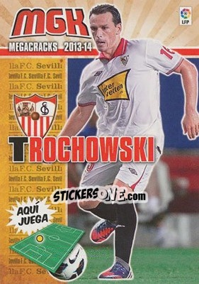 Sticker Trochowski - Liga BBVA 2013-2014. Megacracks - Panini