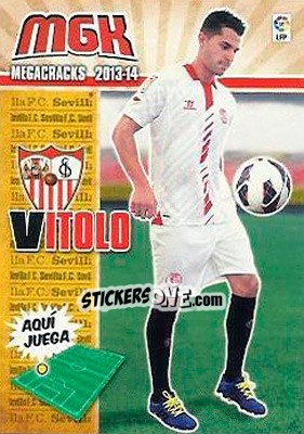 Sticker Vitolo - Liga BBVA 2013-2014. Megacracks - Panini