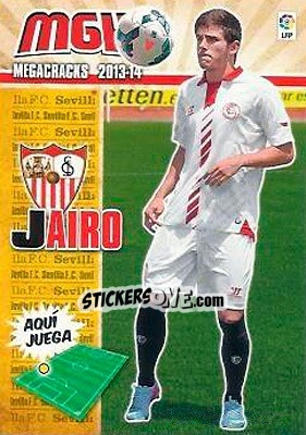 Sticker Jairo - Liga BBVA 2013-2014. Megacracks n. 305 - Panini